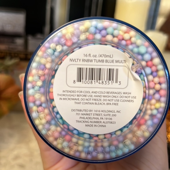 New! Rainbow 🌈 Blue Tumbler - Picture 3 of 7